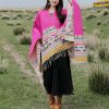 Tibetan Colorful Geometry Shawl Tibetan Colorful Geometry Shawl