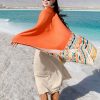 Tibetan Colorful Geometry Shawl Tibetan Colorful Geometry Shawl
