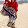 Tibetan Colorful Geometry Shawl Tibetan Colorful Geometry Shawl