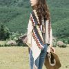Tibetan Colorful Striped Tassel Shawl Tibetan Colorful Striped Tassel Shawl