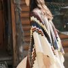 Tibetan Colorful Striped Tassel Shawl Tibetan Colorful Striped Tassel Shawl
