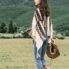 Tibetan Colorful Striped Tassel Shawl Tibetan Colorful Striped Tassel Shawl