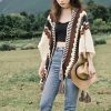 Tibetan Colorful Striped Tassel Shawl Tibetan Colorful Striped Tassel Shawl