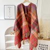 Tibetan Colorful Wavy Striped Shawl Tibetan Colorful Wavy Striped Shawl