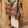 Tibetan Colorful Wavy Striped Shawl Tibetan Colorful Wavy Striped Shawl