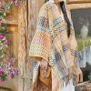 Tibetan Colorful Wavy Striped Shawl Tibetan Colorful Wavy Striped Shawl
