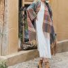 Tibetan Colorful Wavy Striped Shawl Tibetan Colorful Wavy Striped Shawl