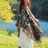 Tibetan Design Travel Wrap Scarf Tibetan Design Travel Wrap Scarf