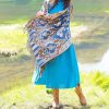 Tibetan Design Travel Wrap Scarf Tibetan Design Travel Wrap Scarf