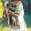 Tibetan Design Travel Wrap Scarf Tibetan Design Travel Wrap Scarf