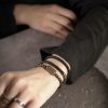 Tibetan Ebony Wood Beads Copper Multilayered Healing Bracelet Tibetan Ebony Wood Beads Copper Multilayered Healing Bracelet