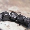 チベット黒檀・銅・瑪瑙(メノウ) 平安念珠ブレスレット Tibetan Ebony Wood Copper Peace Mala Bracelet