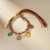 Tibetan Five Gods of Wealth Multicolored Rope Bracelet Tibetan Five Gods of Wealth Multicolored Rope Bracelet