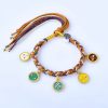 Tibetan Five Gods of Wealth Multicolored Rope Bracelet Tibetan Five Gods of Wealth Multicolored Rope Bracelet