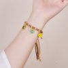 Tibetan Five Gods of Wealth Multicolored Rope Bracelet Tibetan Five Gods of Wealth Multicolored Rope Bracelet