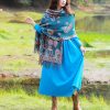 Tibetan Floral Leaves Pattern Shawl Tibetan Floral Leaves Pattern Shawl