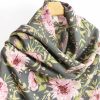 Tibetischer Schal mit floralem Blütenprint Tibetan Shawl Blooming Flowers Print Scarf
