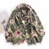 Tibetischer Schal mit floralem Blütenprint Tibetan Shawl Blooming Flowers Print Scarf