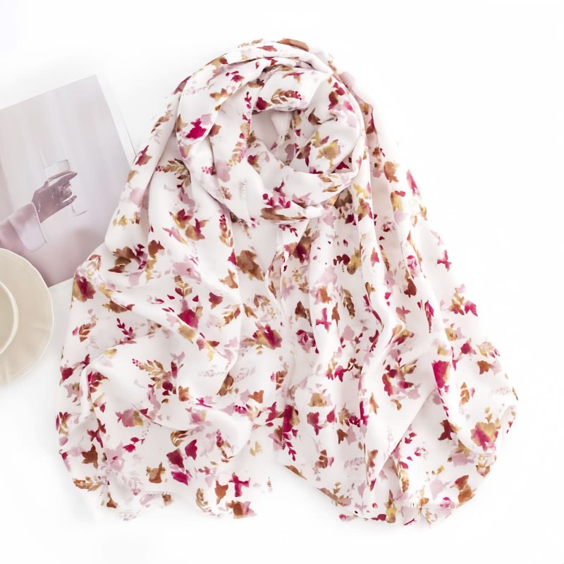 Tibetan Floral Winter Shawl Wrap Tibetan Floral Winter Shawl Wrap