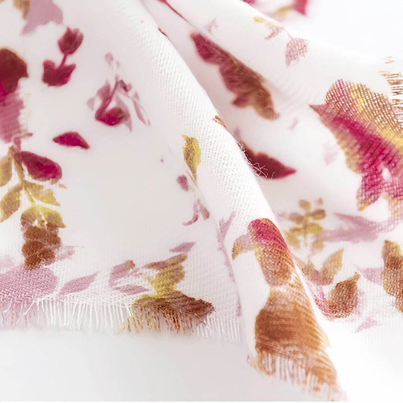 Tibetan Floral Winter Shawl Wrap Tibetan Floral Winter Shawl Wrap