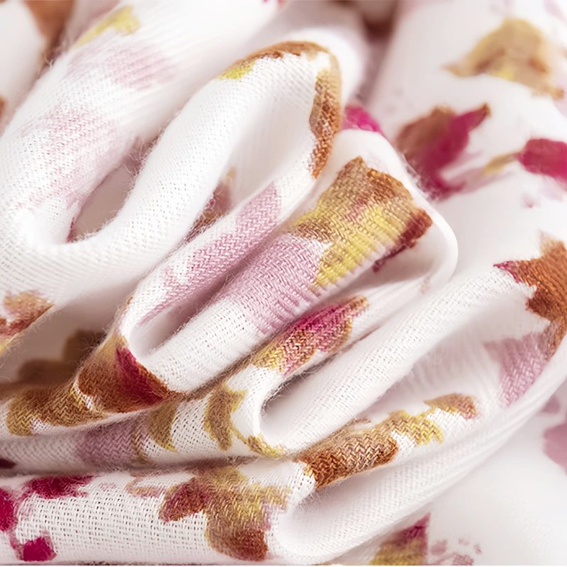 Tibetan Floral Winter Shawl Wrap Tibetan Floral Winter Shawl Wrap