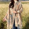 Tibetan Flower Branch Tassel Shawl Tibetan Flower Branch Tassel Shawl