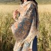 Tibetan Flower Branch Tassel Shawl Tibetan Flower Branch Tassel Shawl