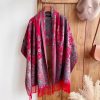 Tibetan Flower Branch Tassel Shawl Tibetan Flower Branch Tassel Shawl