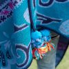 Tibetan Geometric Floral Design Shawl Tibetan Geometric Floral Design Shawl
