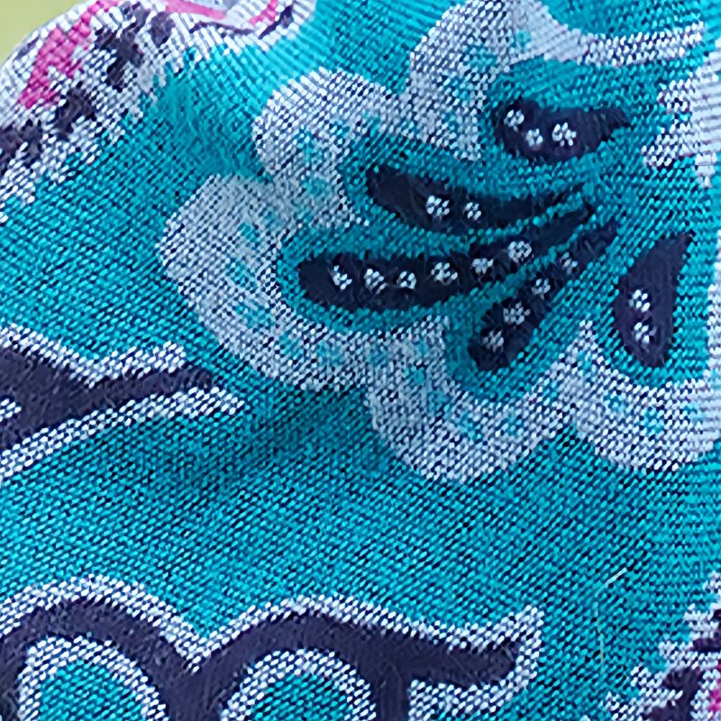 Tibetan Geometric Floral Design Shawl Tibetan Geometric Floral Design Shawl