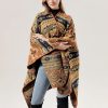 Tibetan Geometric Floral Design Shawl Tibetan Geometric Floral Design Shawl