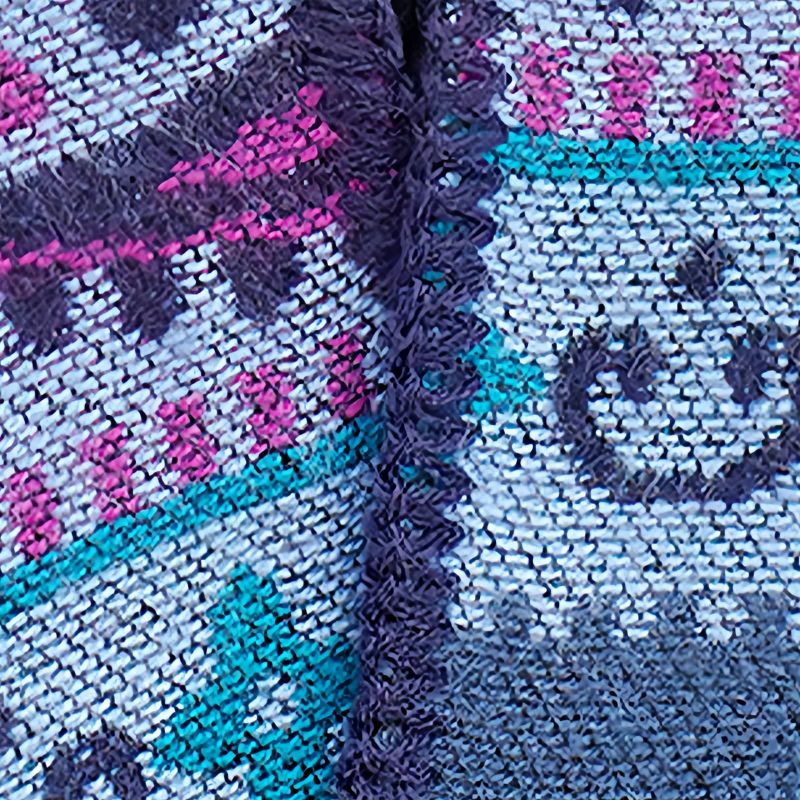 Tibetan Geometric Floral Design Shawl Tibetan Geometric Floral Design Shawl