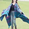 Tibetan Geometric Floral Design Shawl Tibetan Geometric Floral Design Shawl