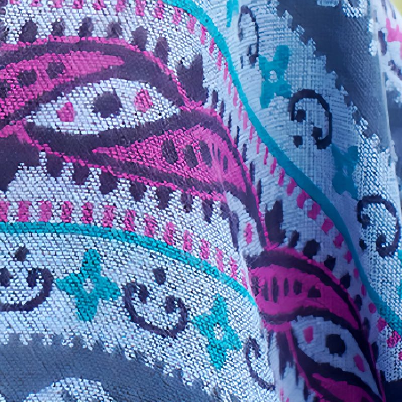 Tibetan Geometric Floral Design Shawl Tibetan Geometric Floral Design Shawl