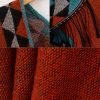 Tibetan Geometric Orange Shawl Tibetan Geometric Orange Shawl