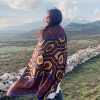 Tibetan Geometric Pattern Shawl Tibetan Geometric Pattern Shawl