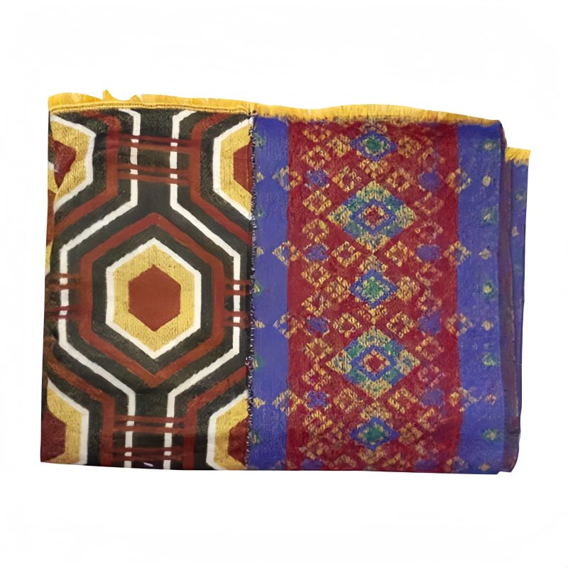 Tibetan Geometric Pattern Shawl Tibetan Geometric Pattern Shawl