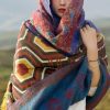 Tibetan Geometric Pattern Shawl Tibetan Geometric Pattern Shawl