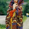 Tibetan Geometric Pattern Shawl Tibetan Geometric Pattern Shawl