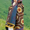 Tibetan Geometric Pattern Shawl Tibetan Geometric Pattern Shawl