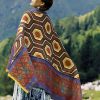 Tibetan Geometric Pattern Shawl Tibetan Geometric Pattern Shawl