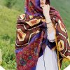 Tibetan Geometric Pattern Shawl Tibetan Geometric Pattern Shawl