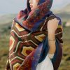 Tibetan Geometric Pattern Shawl Tibetan Geometric Pattern Shawl