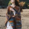 Tibetan Geometric Tassel Shawl Tibetan Geometric Tassel Shawl