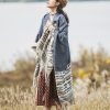 Tibetan Geometric Tassel Shawl Tibetan Geometric Tassel Shawl