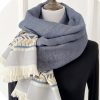Tibetan Geometric Tassel Shawl Tibetan Geometric Tassel Shawl