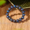 Pulsera Tibetana de Cristal Liuli para la Prosperidad y la Suerte Tibetan Liuli Glass Luck Wealth Bracelet