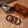 Pulsera Tibetana de Cristal Liuli para la Prosperidad y la Suerte Tibetan Liuli Glass Luck Wealth Bracelet