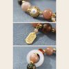 Tibetan Liuli Glass Om Mani Padme Hum Prayer Wheel Bracelet Tibetan Liuli Glass Om Mani Padme Hum Prayer Wheel Bracelet