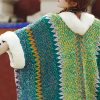 Tibetischer Streifenschal in Multicolor Tibetan Multicolored Striped Shawl